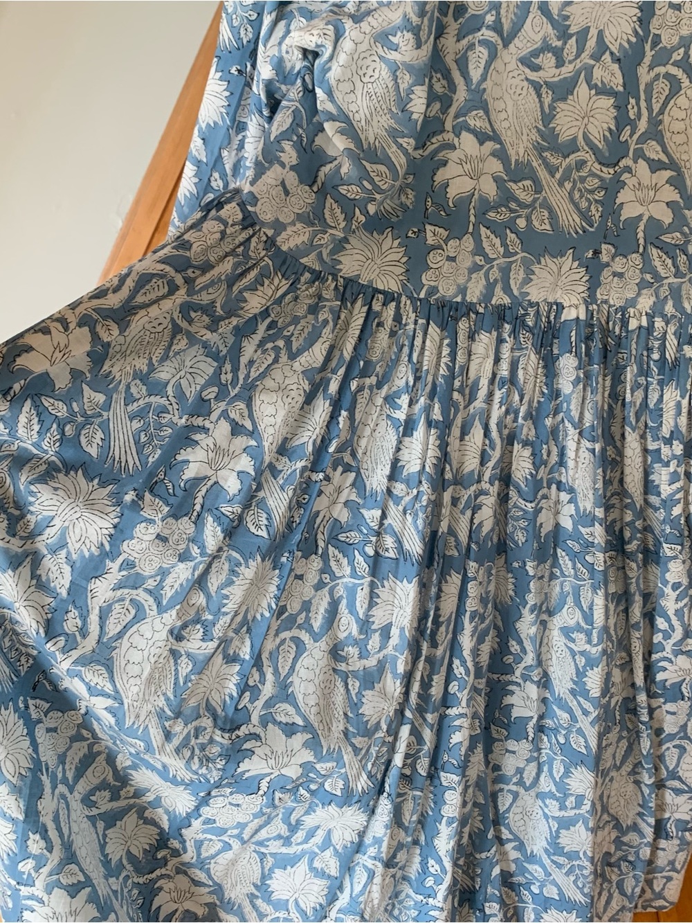 Indian block print cotton dress